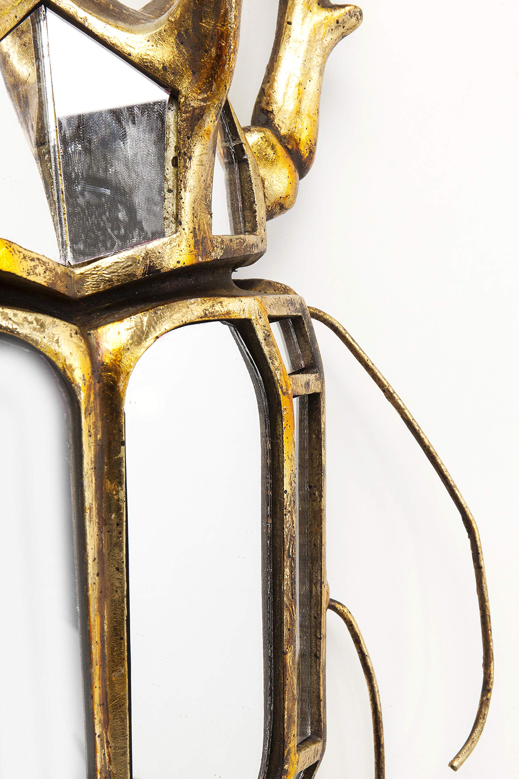 kare-design-wandobjekt-beetle-mirror-gold-37x25x6-cm-verspiegelt image 3