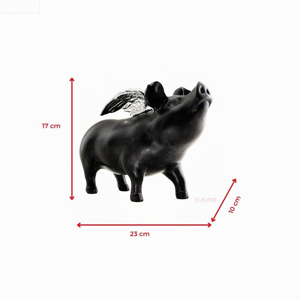 kare-design-spardose-rockstar-pig-schwarz-17x23x10-cm image 2