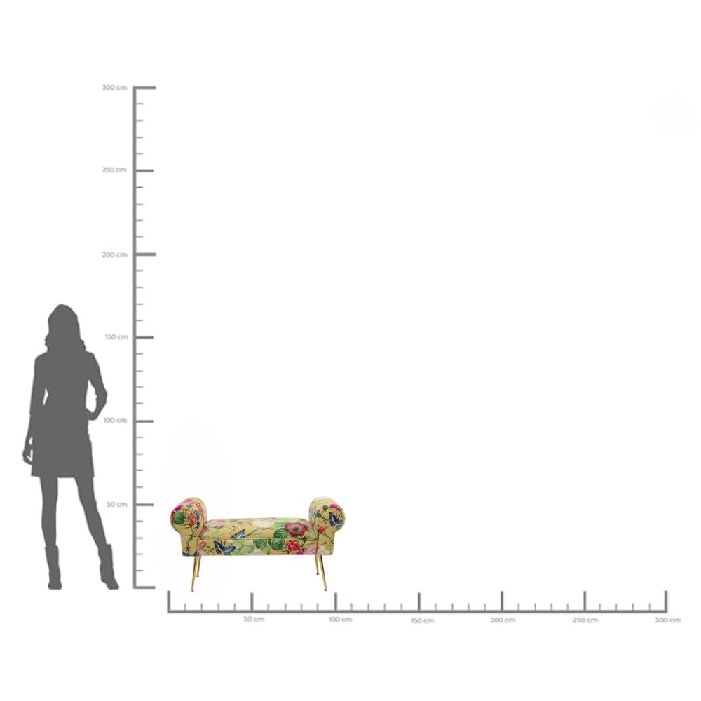 kare-design-wing-flower-fever-sitzbank-gelb-mit-blumen-motiv-sitzh-he-39-cm image 3