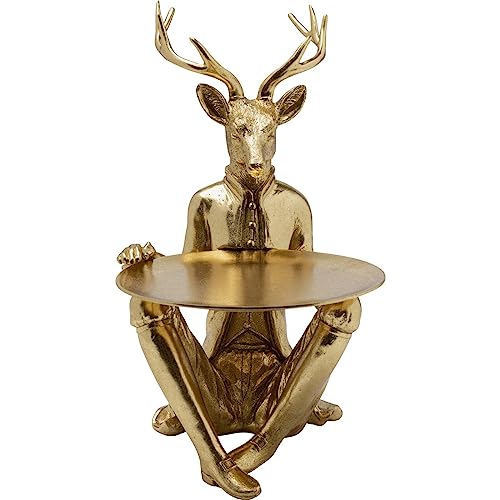 kare-design-sitting-waiter-deer-deko-figur-gold-hirsch-mit-tablett-d-20-cm-33x27 image 6