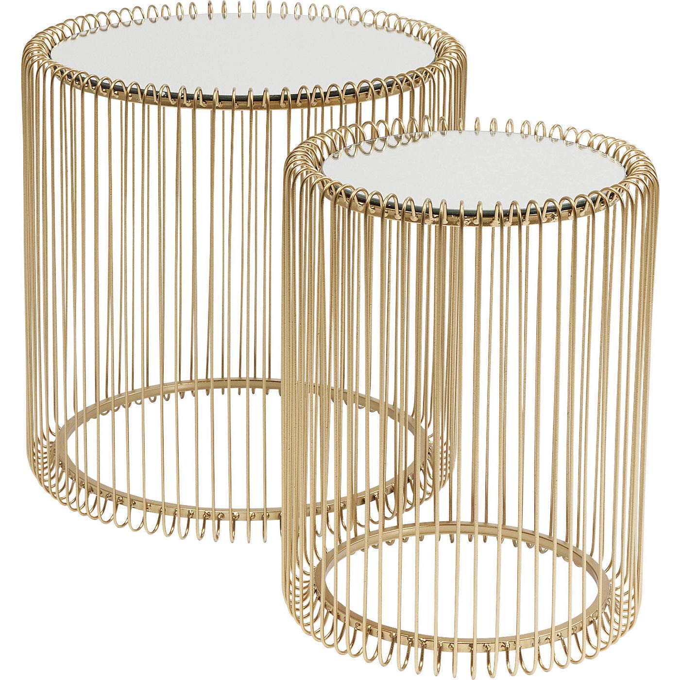 kare-design-couchtisch-wire-silber-2er-set-rund-glas-63-53-cm image 6