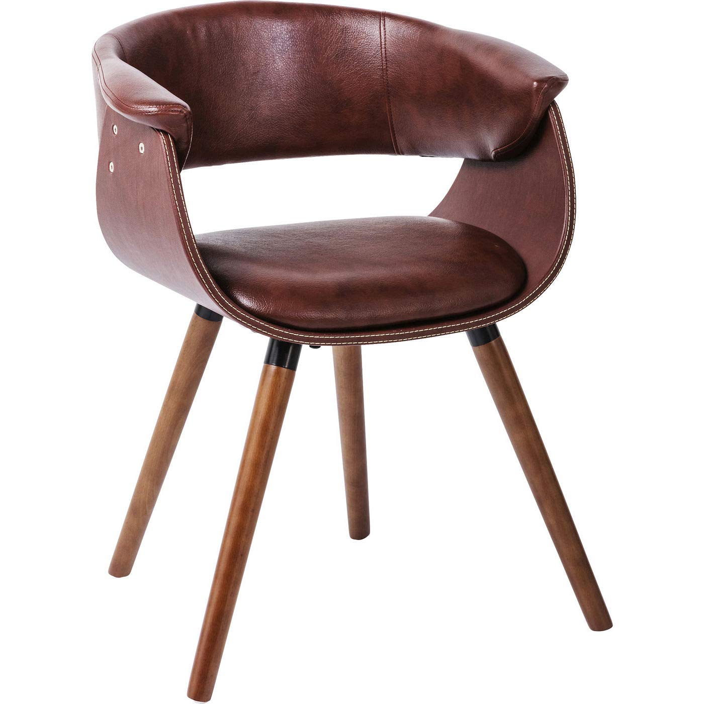 kare-design-monaco-armlehnstuhl-nougat-braun-72x58x47-cm image 1