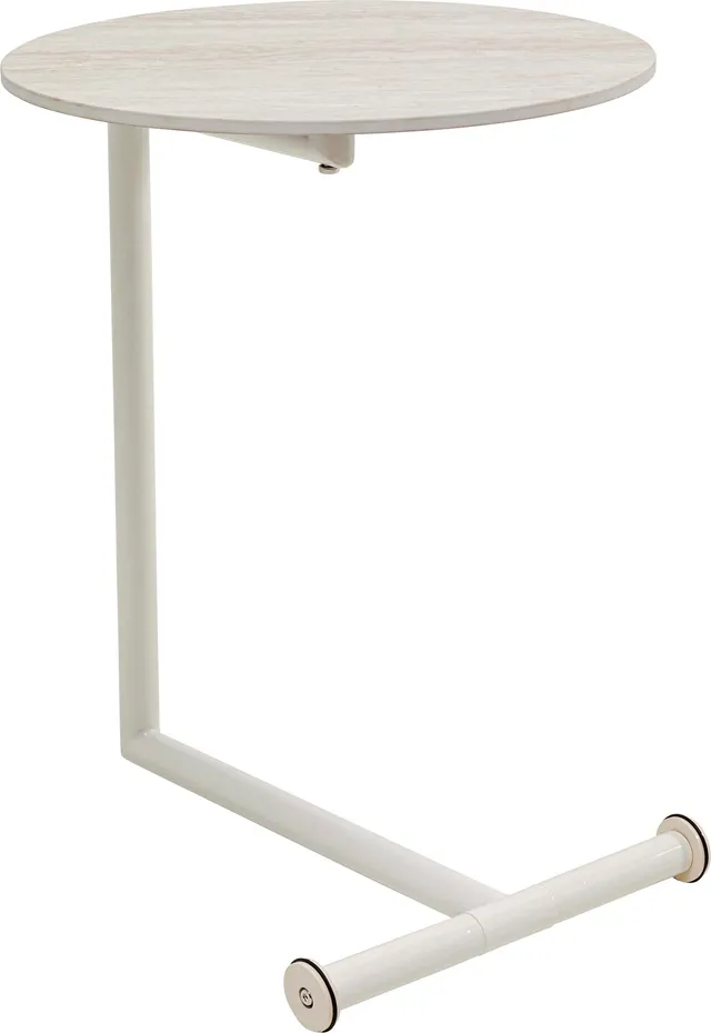 kare-design-easy-living-beistelltisch-rund-46-cm-greige-travertin-optik image 1