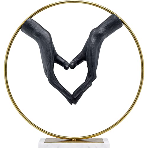 kare-design-elements-heart-hand-deko-objekt-schwarz-62x60x15-cm image 8