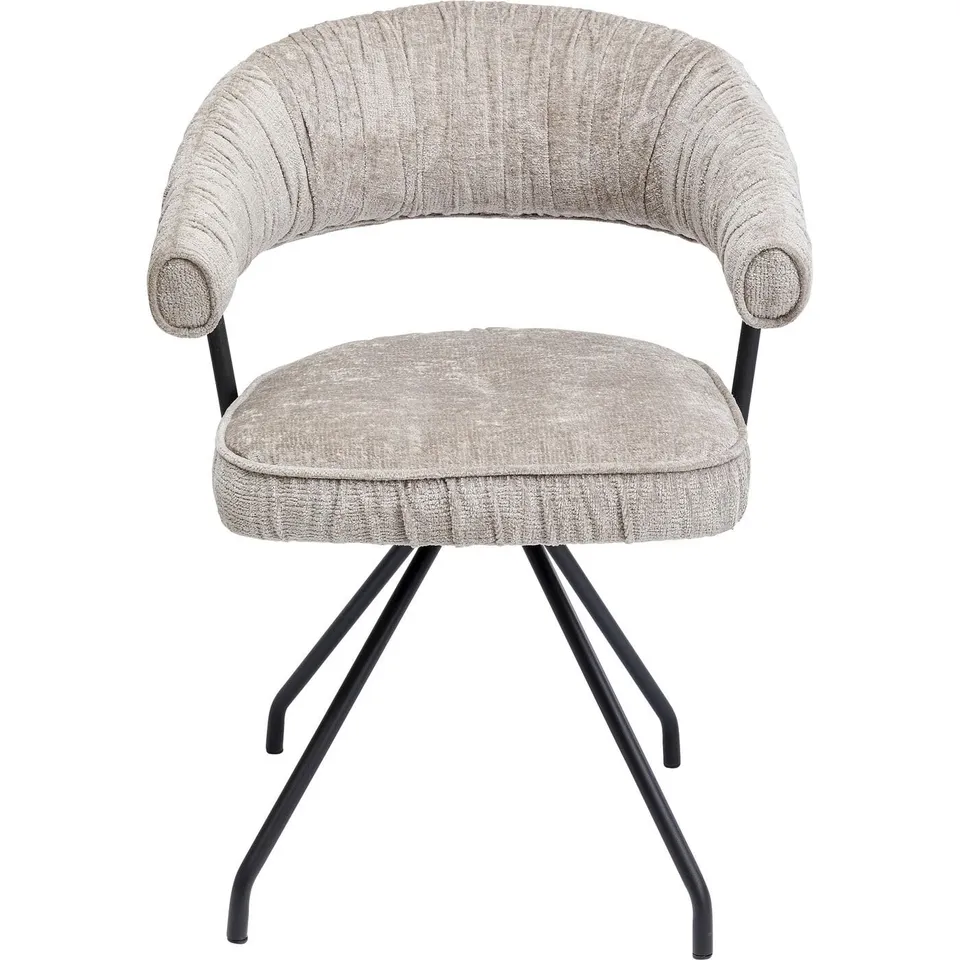 kare-design-arabella-drehstuhl-silber-grau-sitzh-he-50-cm-180-grad-drehbar image 1