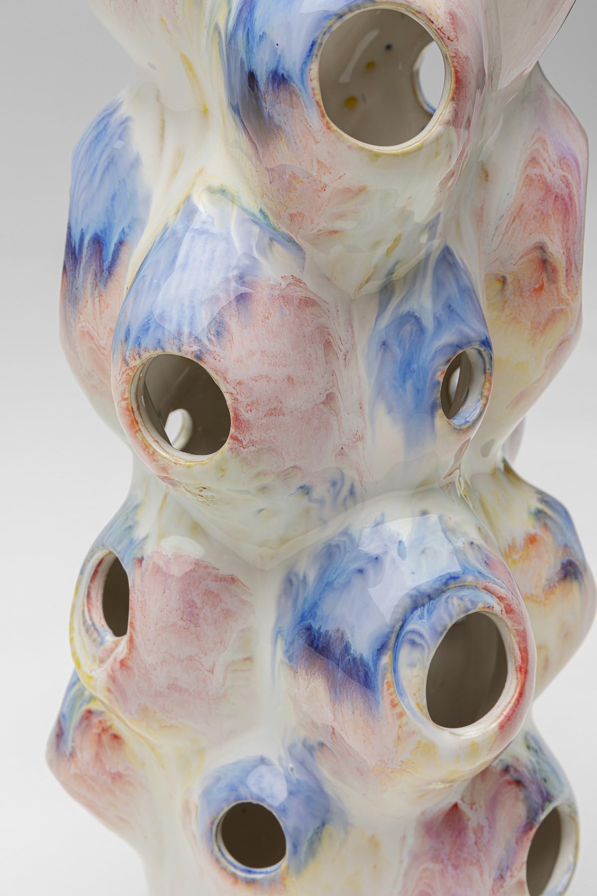 kare-design-vase-collina-39-cm-schlanke-keramik-blumenvase-mehrfarbig-handgefert image 4