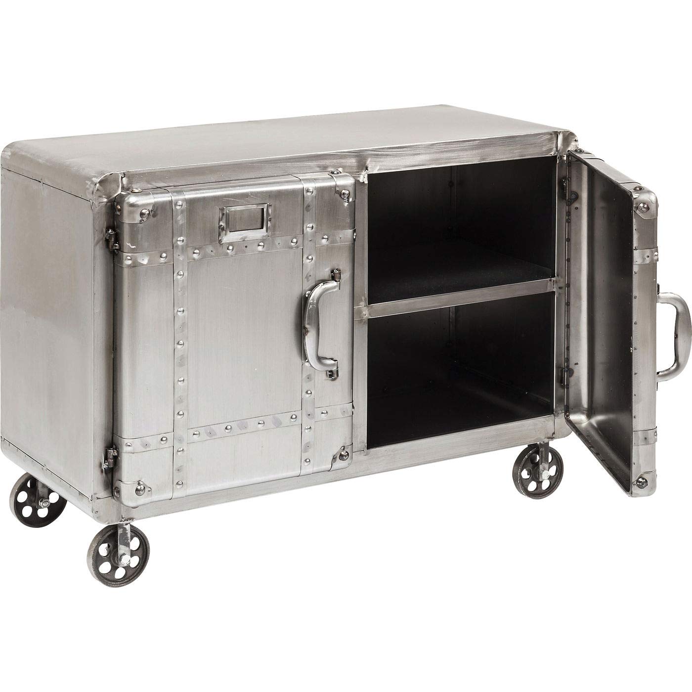 kare-design-kommode-buster-silber-rollbare-stahl-kommode-2-t-rig-60x81x38-cm image 4