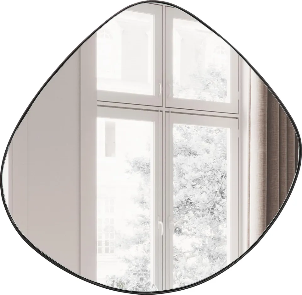kare-design-spiegel-g-teborg-schwarz-stahlrahmen-90x93cm image 1