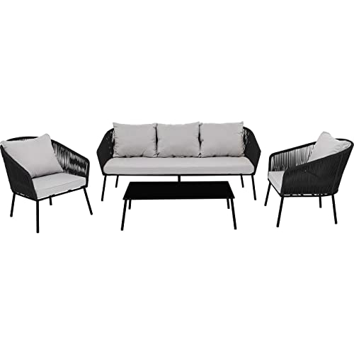 kare-design-sitzgruppe-elba-grau-cinque-4-teilig image 6