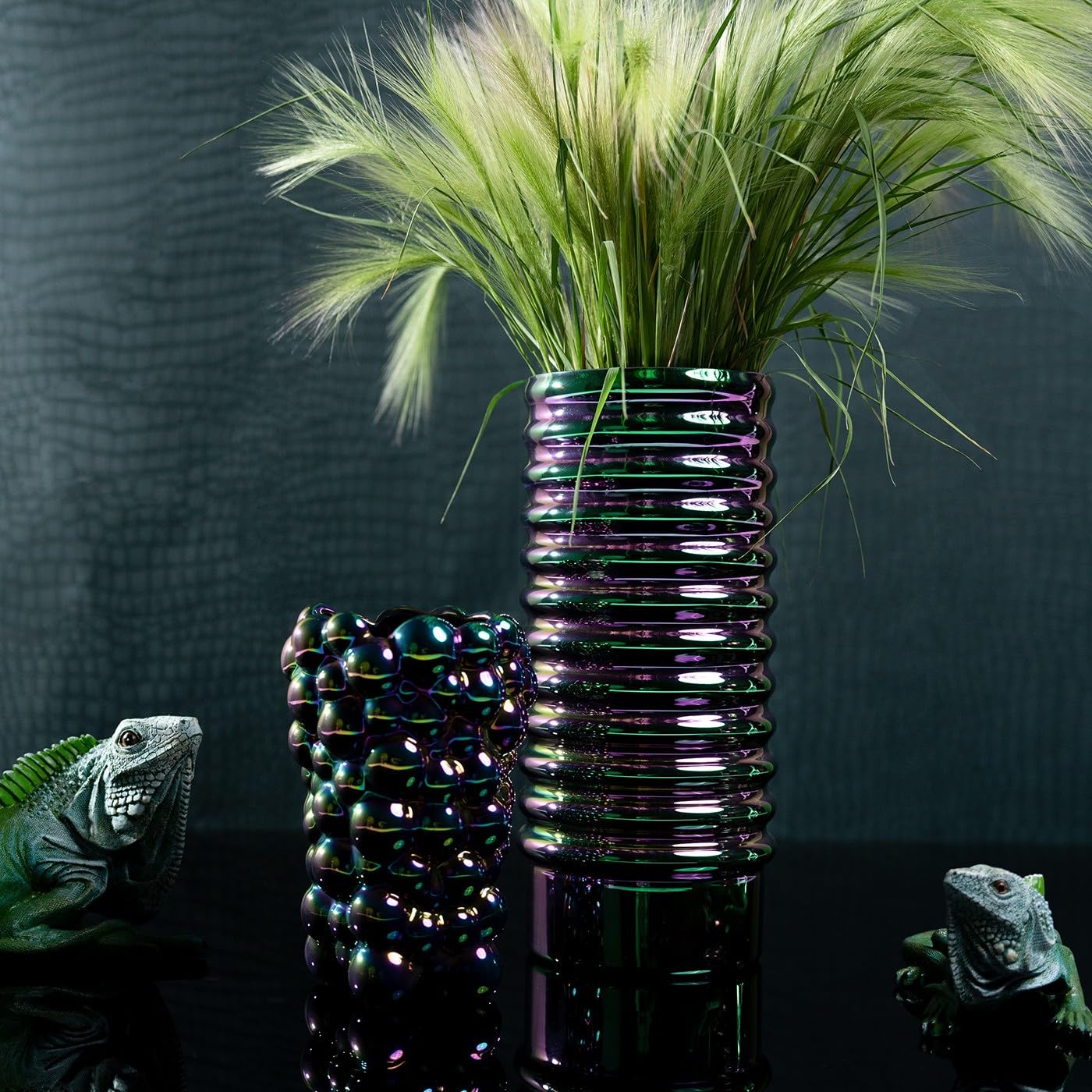 kare-design-vase-burbuja-shiny-mehrfarbig-keramik-20-cm image 4