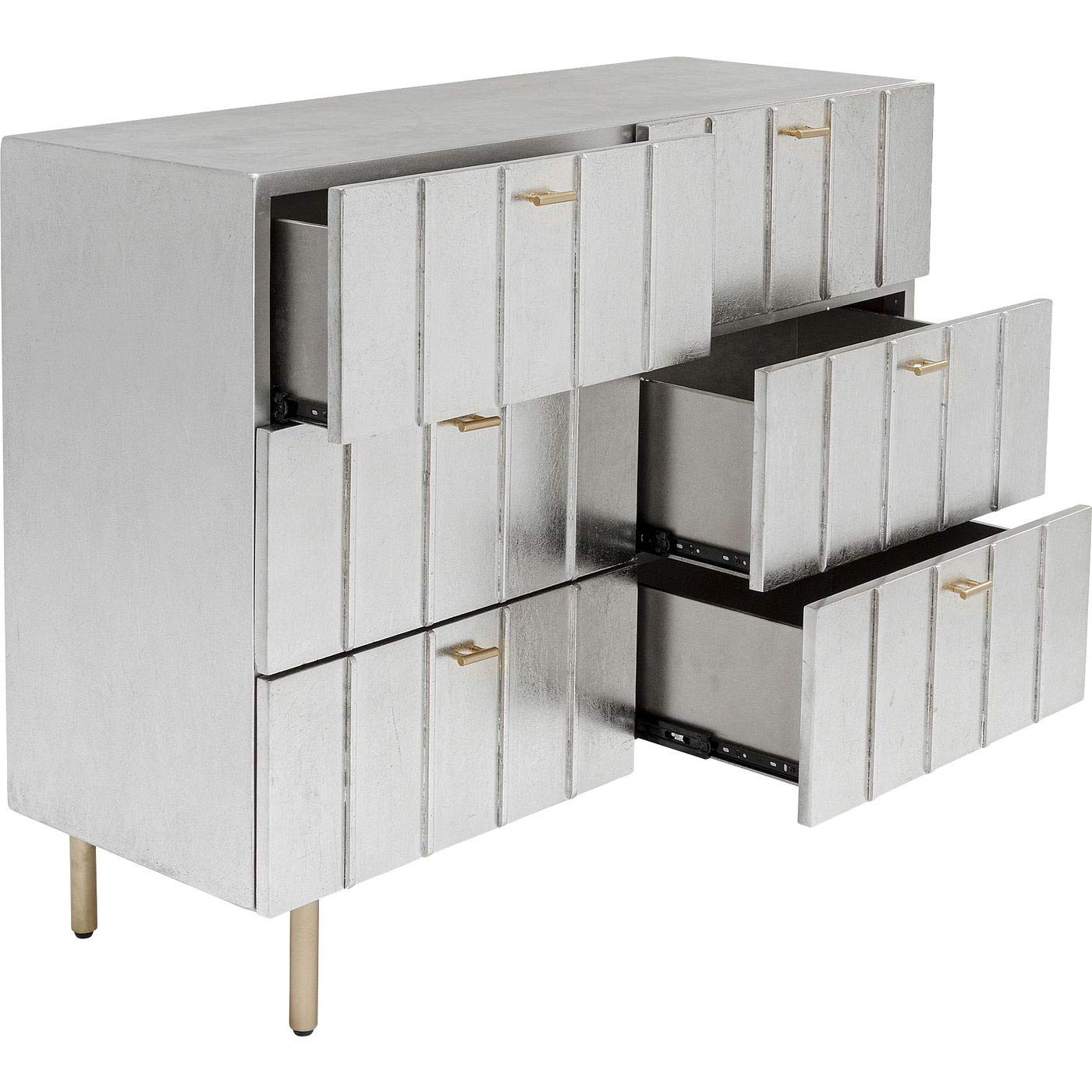 kare-design-kommode-venice-line-silber-89x106x40-cm-mit-6-schubladen image 4