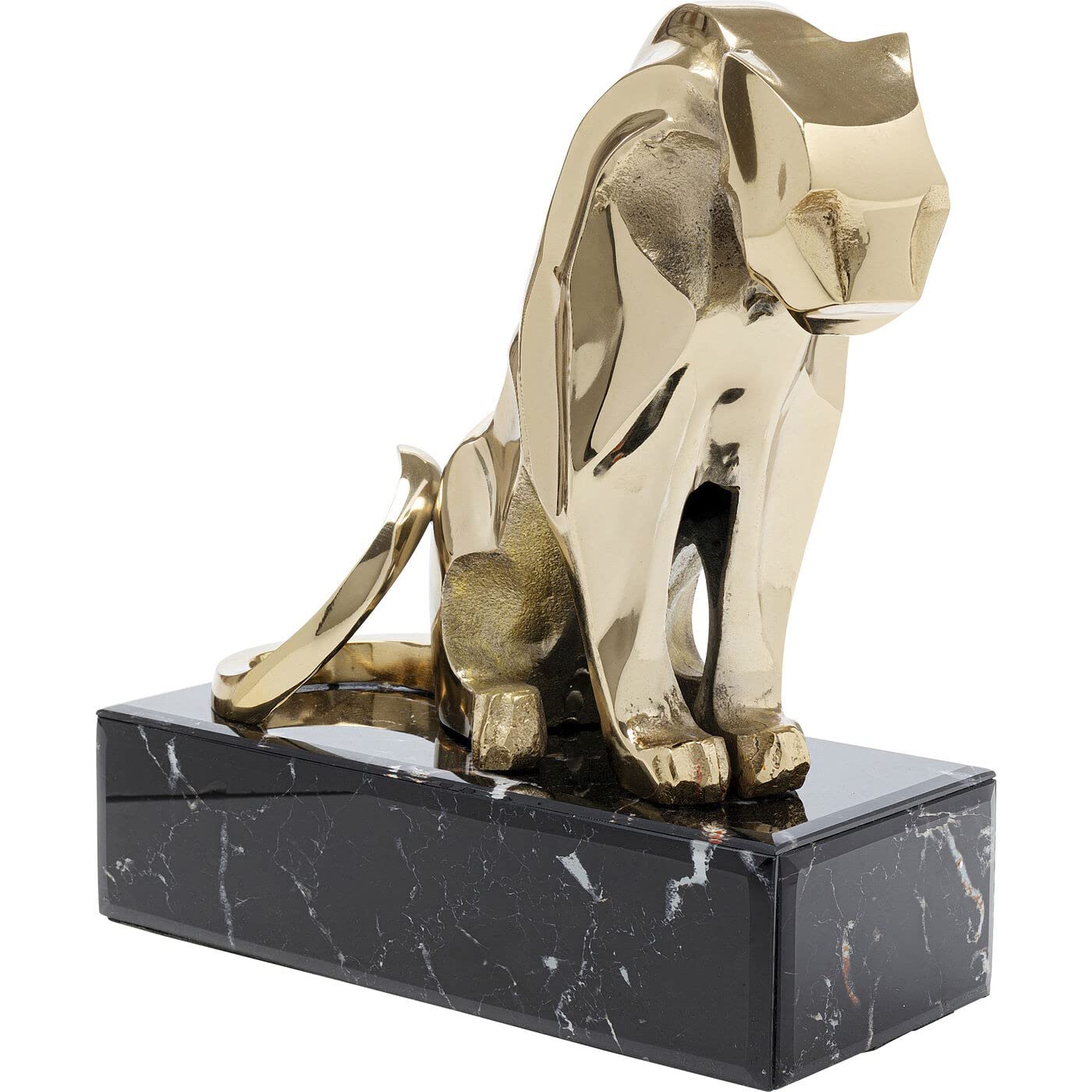 kare-design-deko-figur-lion-on-marble-gold-34x31x20-cm image 5