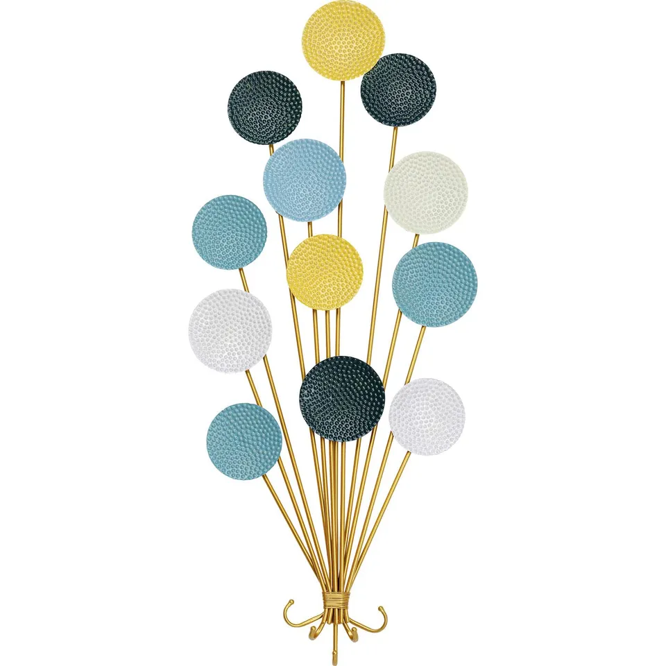 kare-design-wandgarderobe-helio-blau-gold-metall-120x50x5cm-5-haken image 1