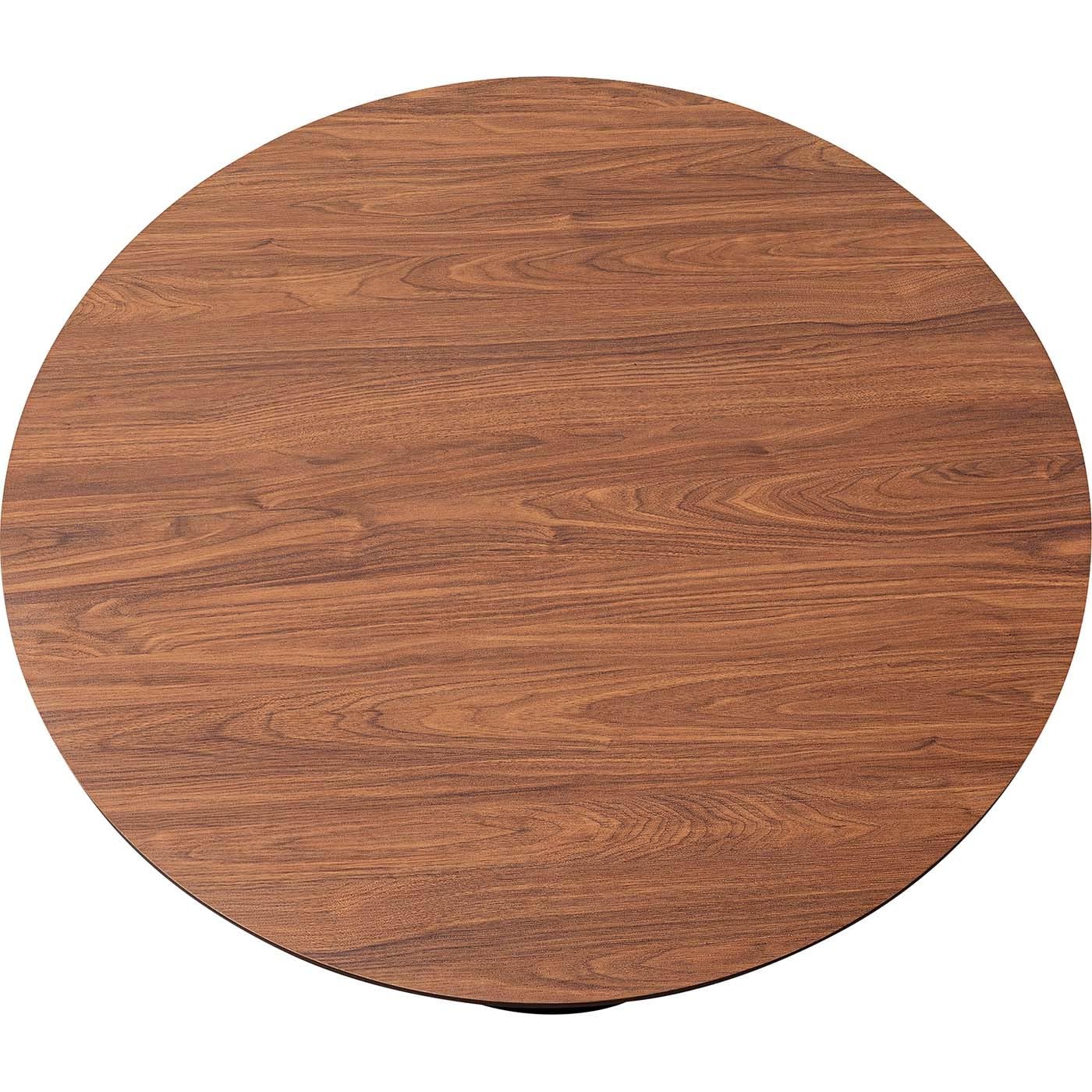 kare-design-schickeria-esstisch-rund-walnuss-schwarz-110-cm image 5