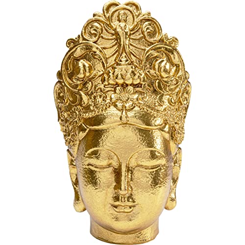 kare-design-deko-objekt-goddess-head-gold-39-cm-g-ttin-b-ste-statue image 5