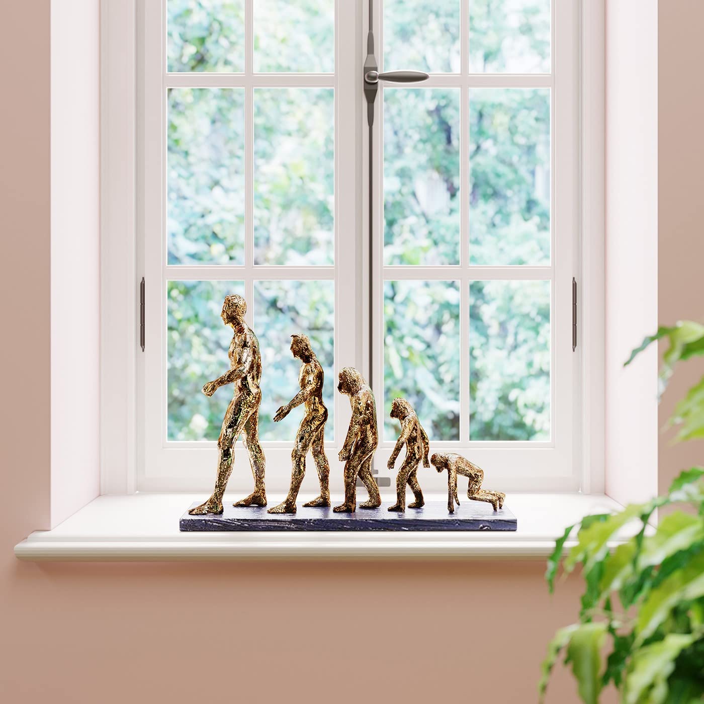 kare-design-evolution-deko-figur-42-5x58x18-5-cm-polyresin-gold image 2