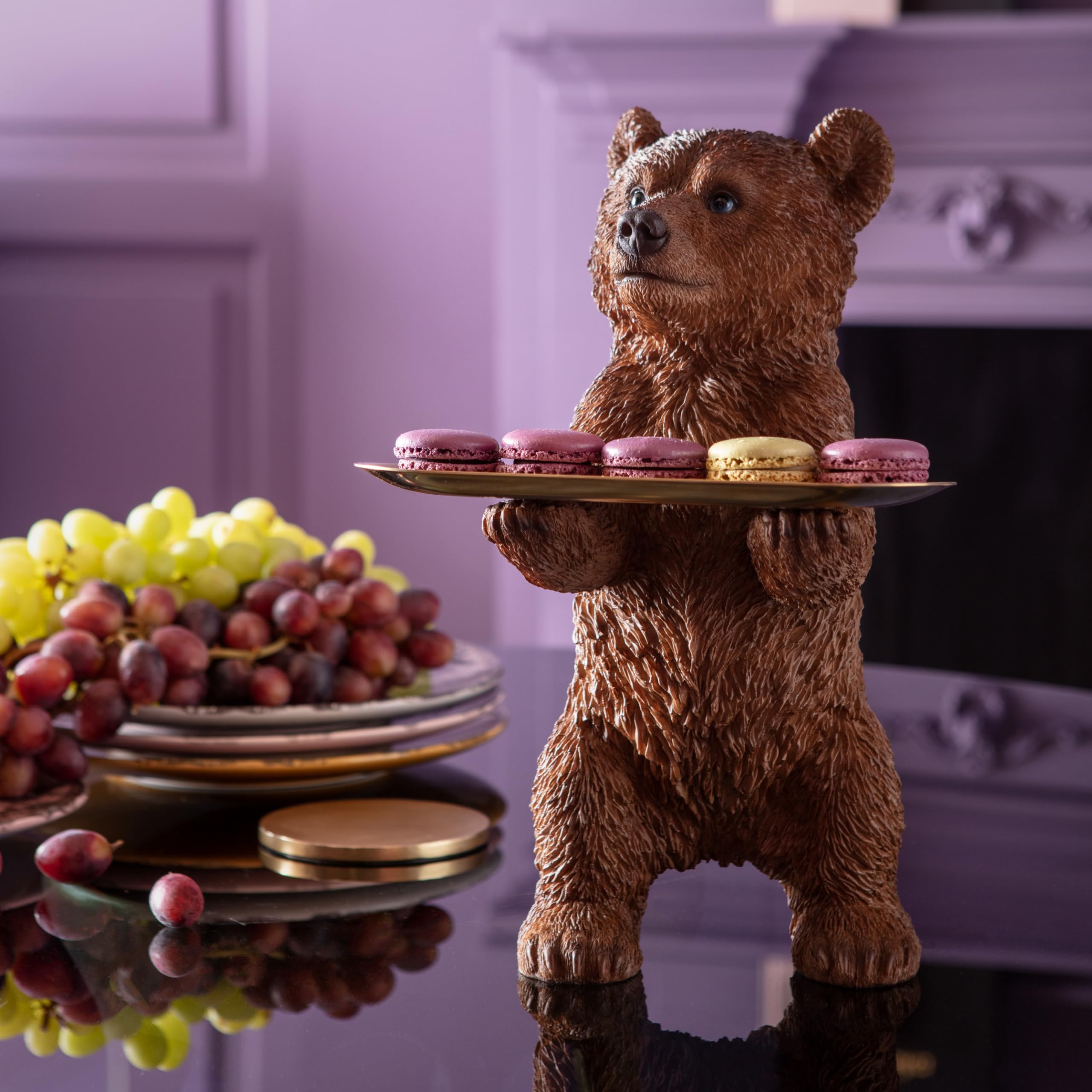 kare-design-figur-butler-standing-bear-braun-35x15x16cm image 2
