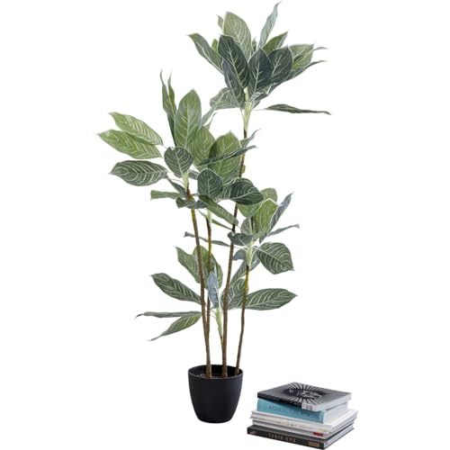 kare-design-deko-pflanze-calathea-k-nstlich-mit-topf-140x22x22-cm image 8