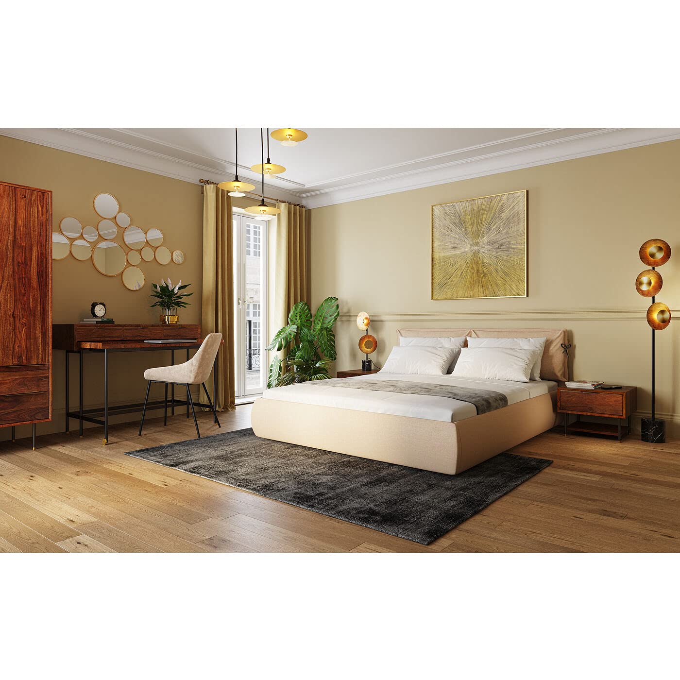 kare-design-stuhl-east-side-pearl-beige-esszimmerstuhl-samtoptik-95x52x63-cm image 5