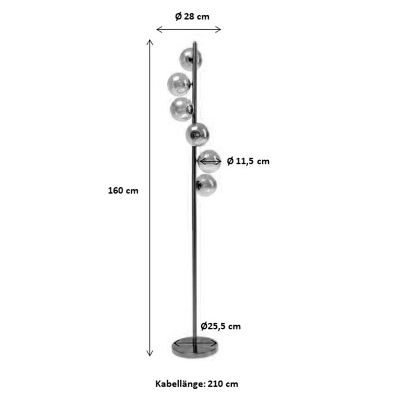 kare-design-stehleuchte-scala-balls-schwarz-6-flammige-glas-kugel-stehlampe-161- image 4