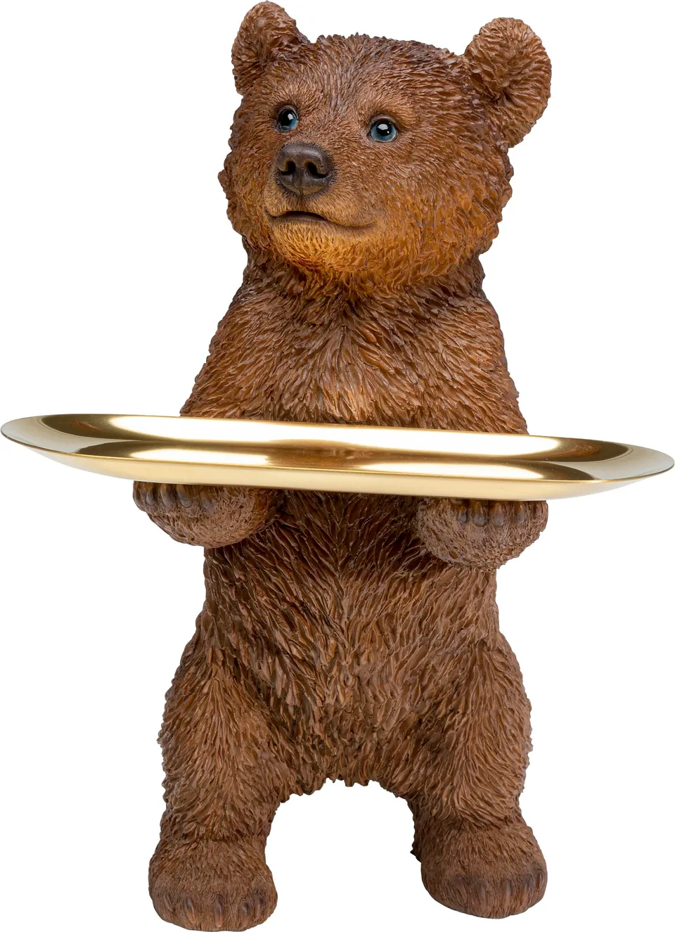 kare-design-figur-butler-standing-bear-braun-35x15x16cm image 1