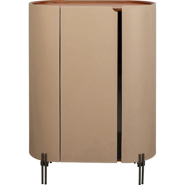 kare-design-tango-mehrzweckschrank-beige-orange-lederoptik-80x115-cm-hochschrank image 1