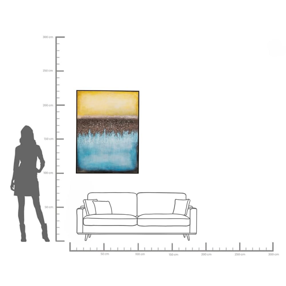 kare-design-leinwandbild-vista-blau-mit-rahmen-handgemalt-abstrakt-122x92-cm image 3
