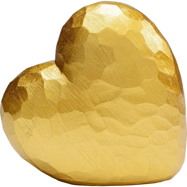 kare-design-deko-objekt-herz-handbemalt-gold-14-cm-polyresin image 1