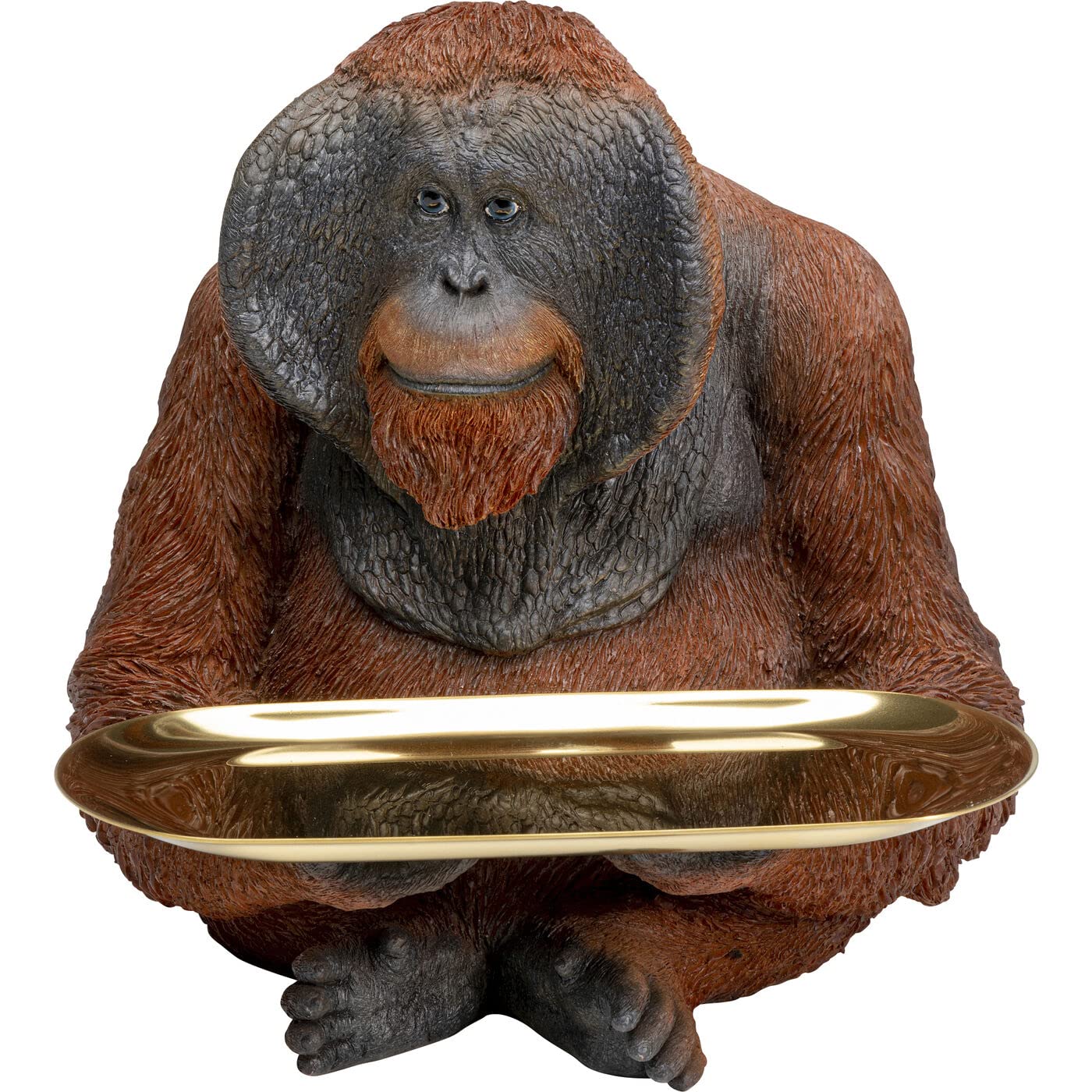 kare-design-deko-figur-butler-orang-utan-tierfigur-mit-tablett-41-cm-handgearbei image 1