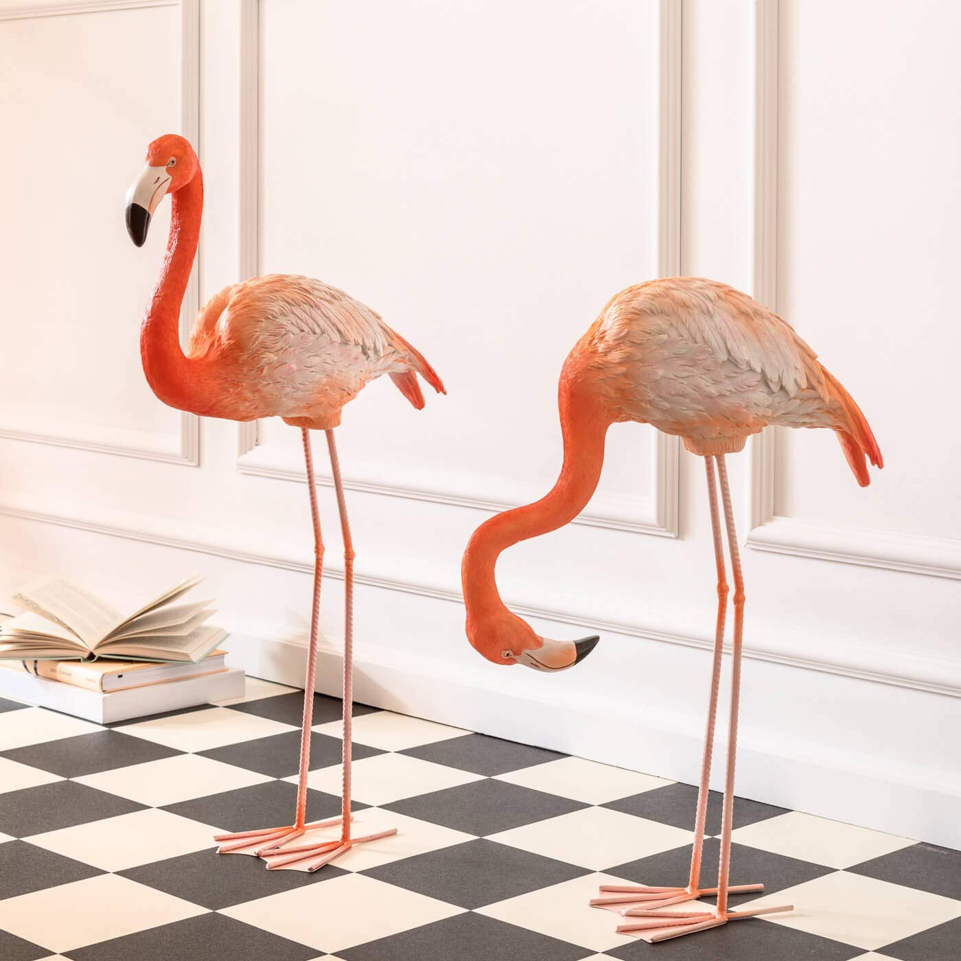 kare-design-road-flamingo-dekofigur-pink-75x34x16-cm-gro-e-tierfigur-stehend image 2