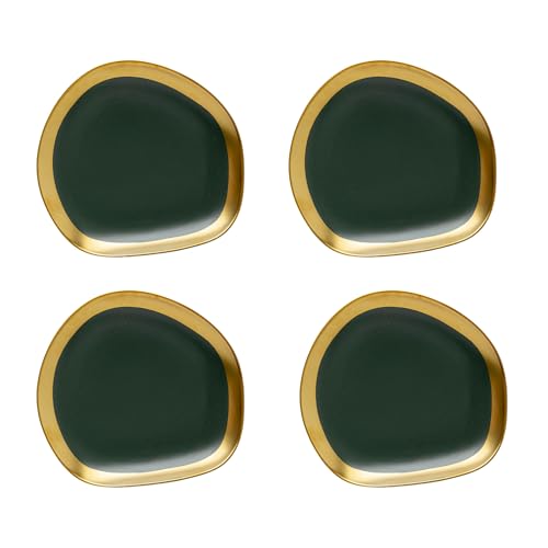 kare-design-dessertteller-vibrations-4-teilig-gr-n-gold-20-cm-steinzeug image 5