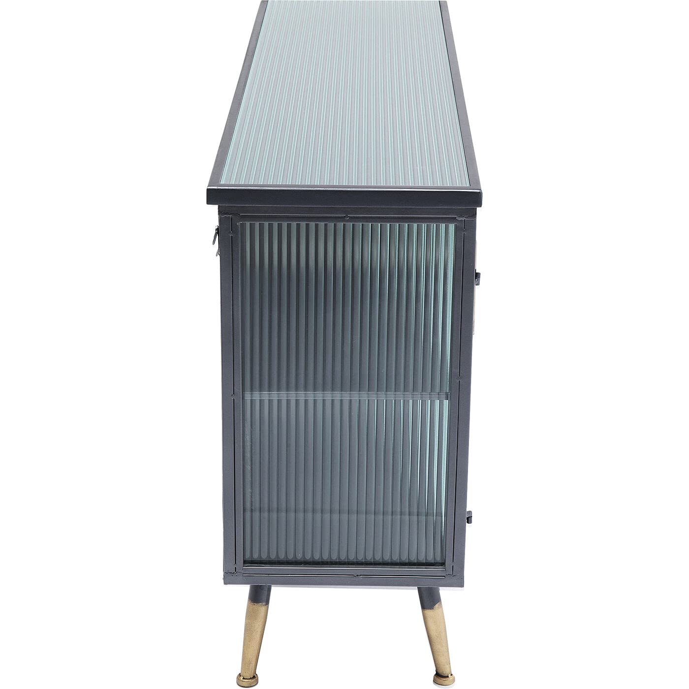 kare-design-la-gomera-sideboard-4-t-ren-tv-board-120x35x75-cm-stahl-schwarz-mit- image 7