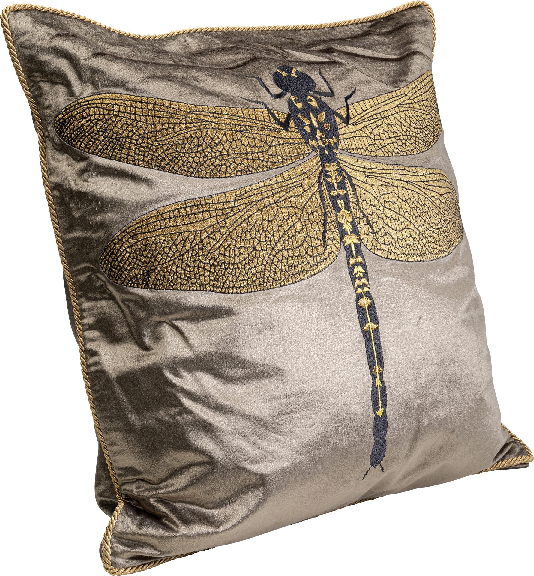 kare-design-glitter-dragonfly-kissen-braun-40x40-cm-inkl-f-llung image 3