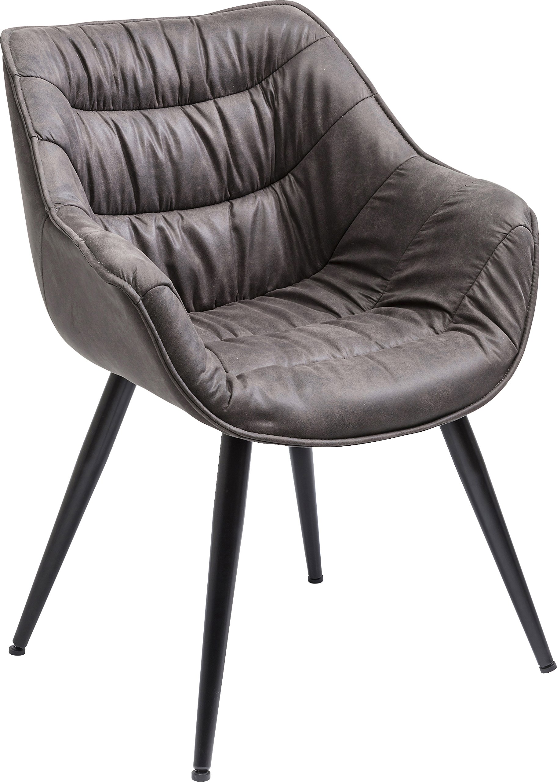 kare-design-armlehnstuhl-thelma-2er-set-grau-schwarz-retro-82x65x60-cm image 4