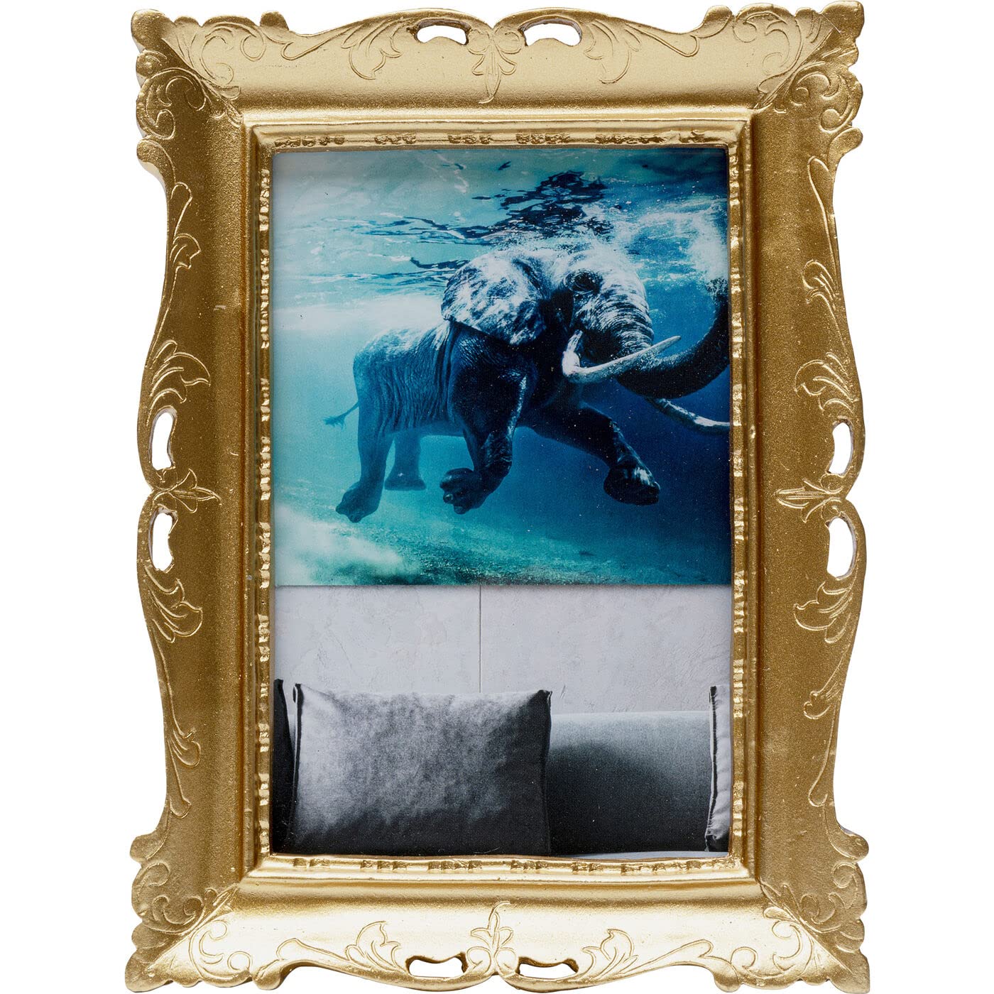 kare-design-bilderrahmen-antique-10x15-cm-samt-gold-19-8x14-8x2-4-cm image 1