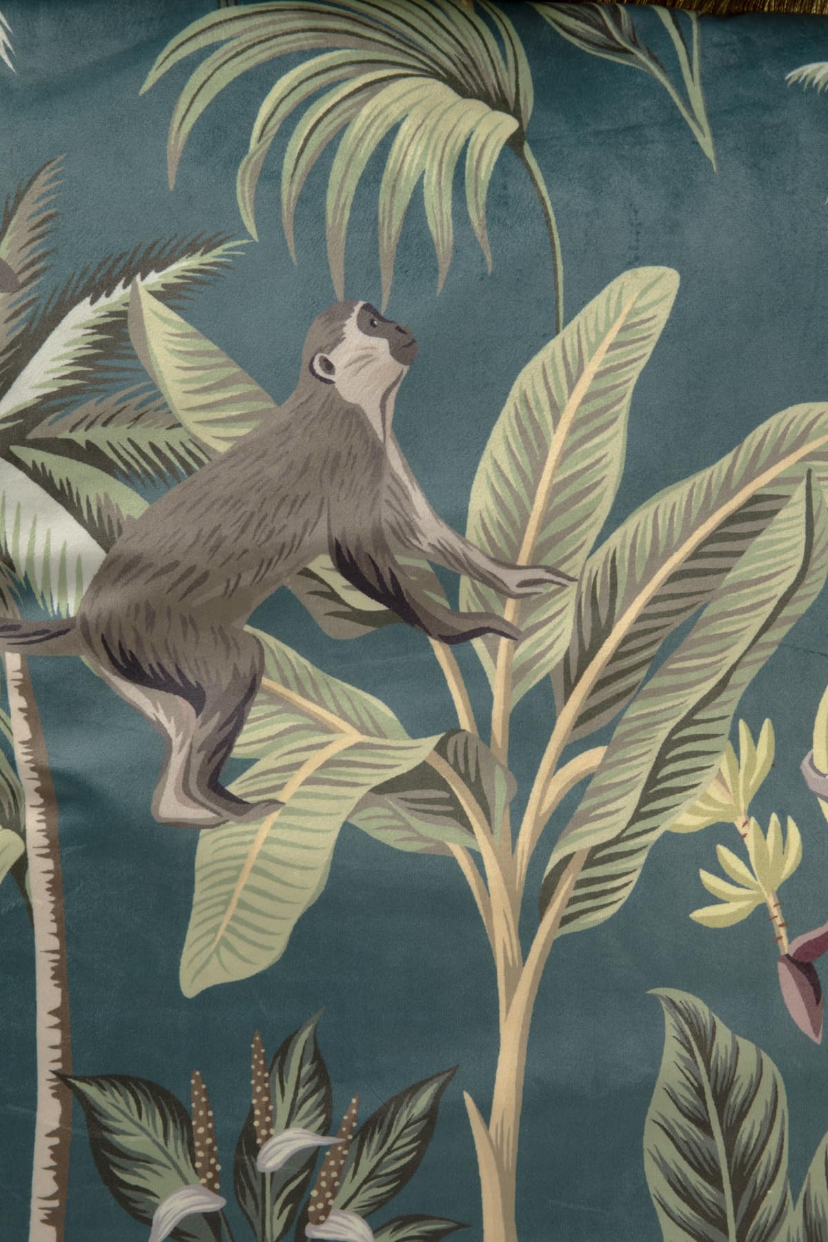 kare-design-jungle-fever-dekokissen-55x55-cm-mehrfarbig-mit-fransen image 6