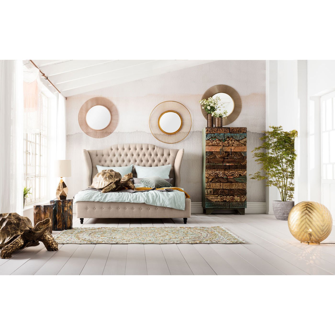 kare-design-spiegel-sun-storm-rund-gold-93x93-cm image 2