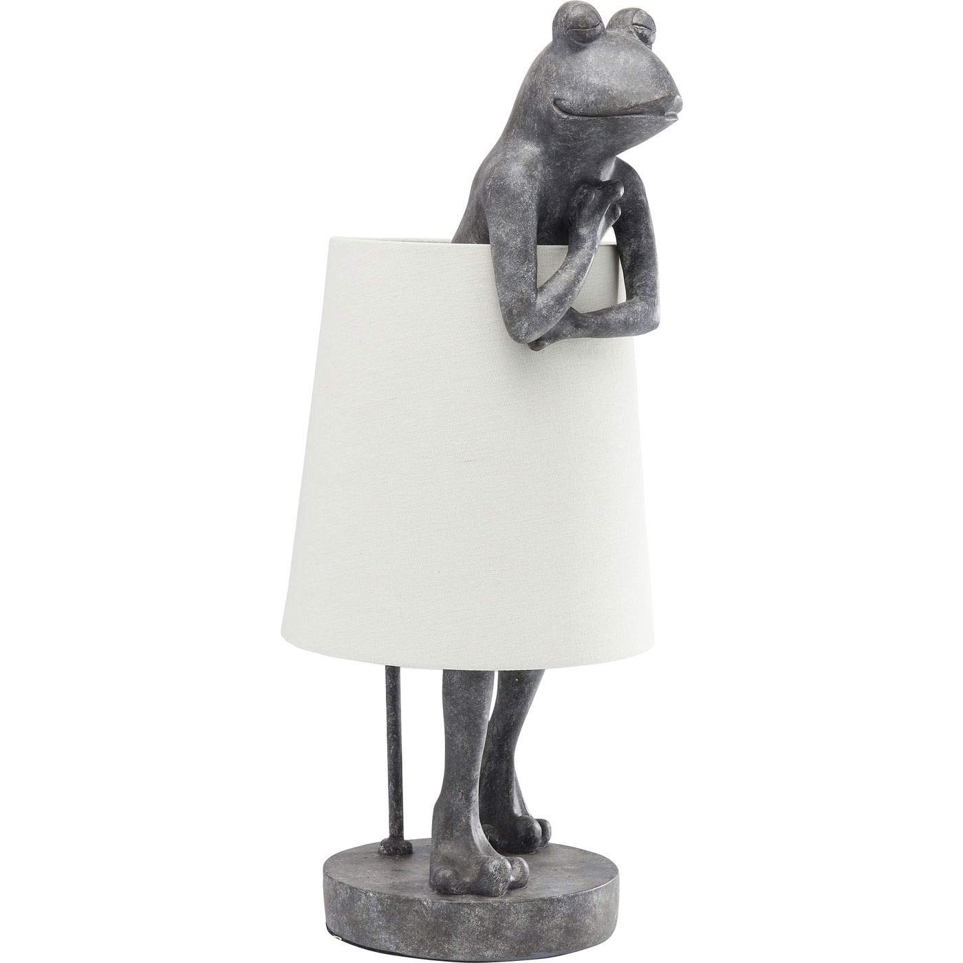 kare-design-animal-frog-tischleuchte-grau-58x23x29-cm image 1