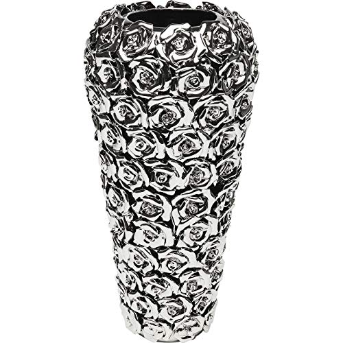 kare-design-vase-rose-silber-blumenvase-mit-rosenmotiv-37-cm image 8