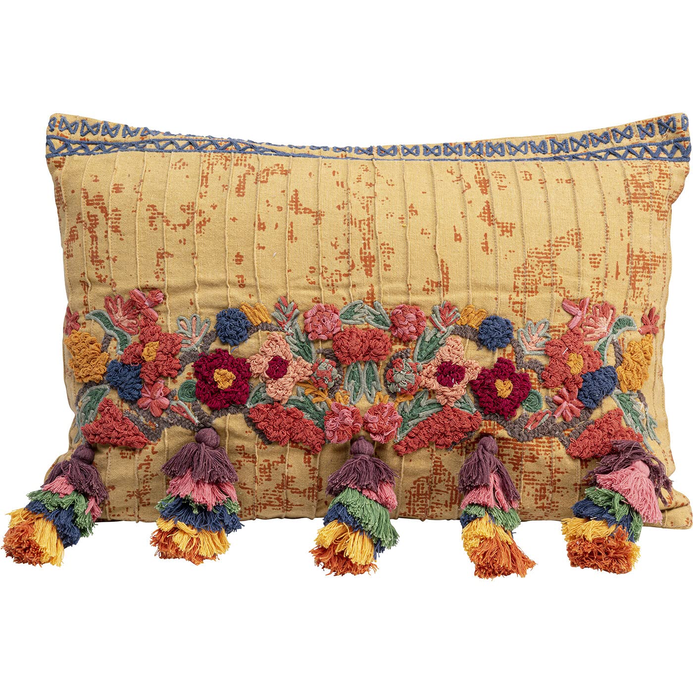 kare-design-kissen-textured-tassels-55x35-cm-deko-kissen-baumwolle-handarbeit image 1