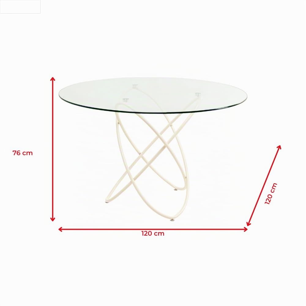 kare-design-esstisch-molekular-greige-120-cm-rund-glas image 3