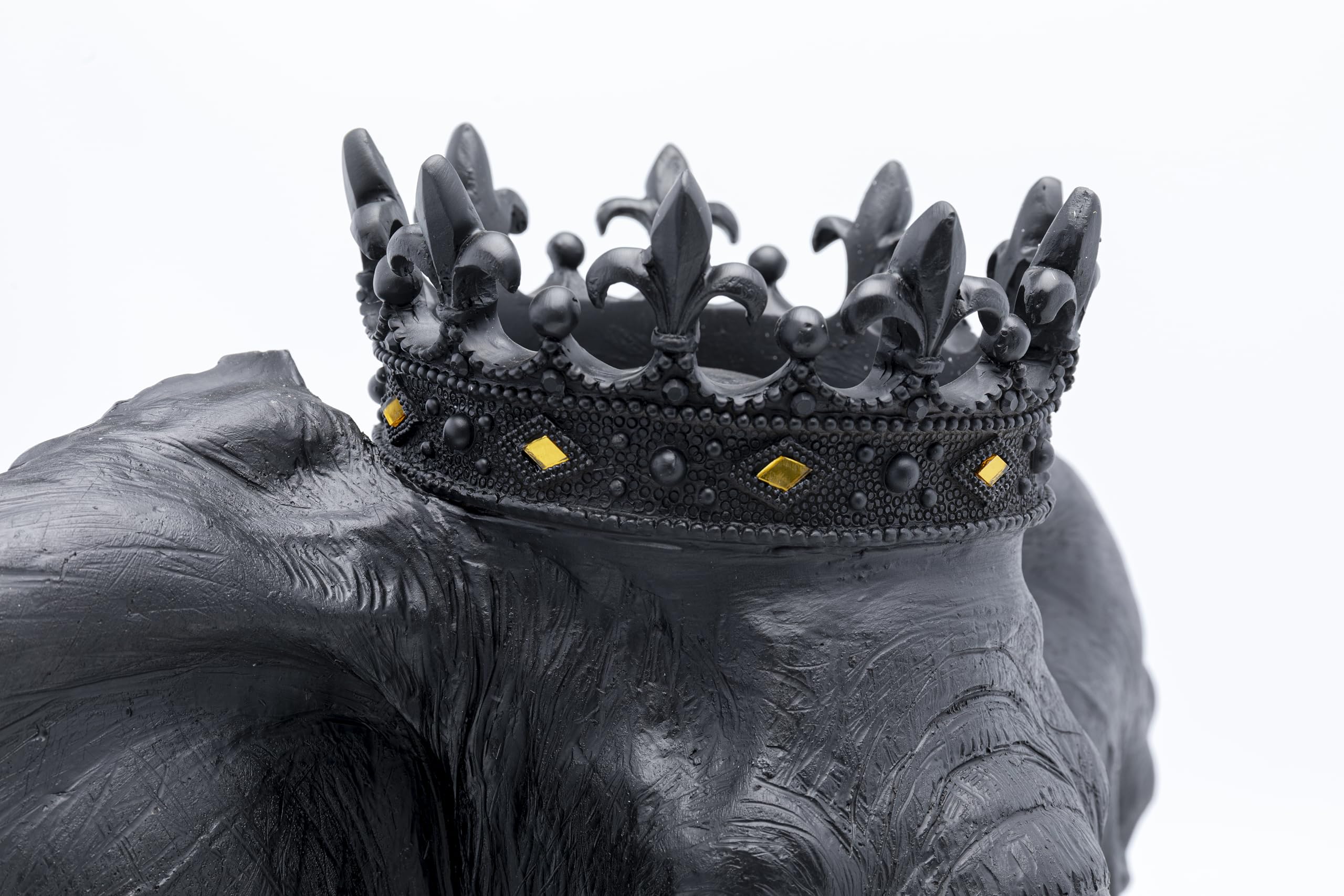 kare-design-deko-objekt-elephant-royal-schwarz-57cm-elefant-figur-f-r-wohnzimmer image 5