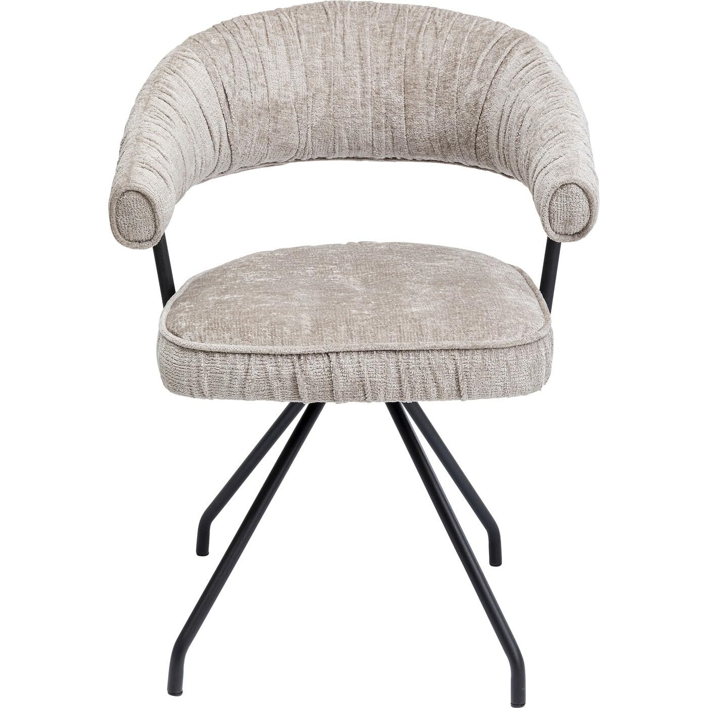 kare-design-arabella-drehstuhl-silber-grau-sitzh-he-50-cm-180-grad-drehbar image 1