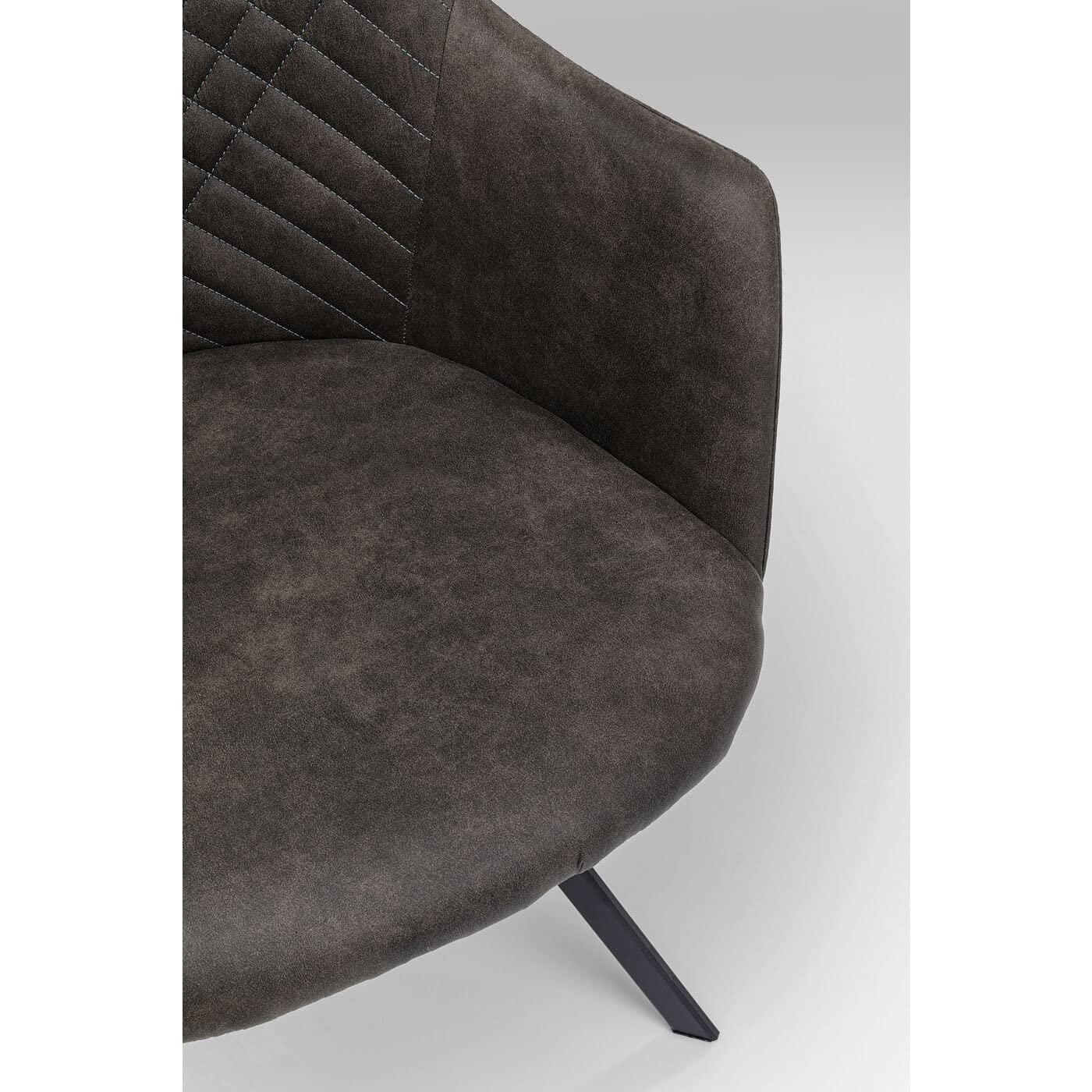 kare-design-drehstuhl-coco-anthrazit-easy-clean-84x53x60-cm image 6