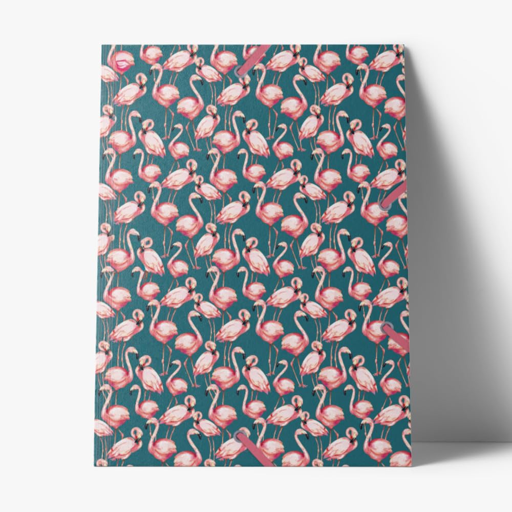 cedon-sammelmappe-de-luxe-pink-flamingo-dokumentenmappe-4-cm image 1