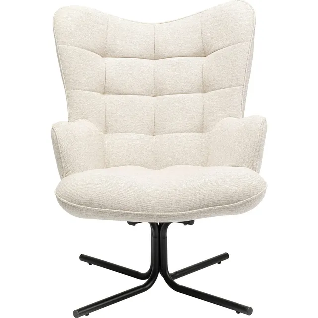 kare-design-oscar-drehsessel-creme-95x82x73-cm-180-grad-drehbar image 1
