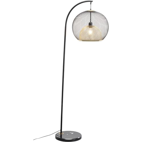 kare-design-stehleuchte-grato-schwarz-156-cm-stehlampe-stahl-marmorsockel image 8