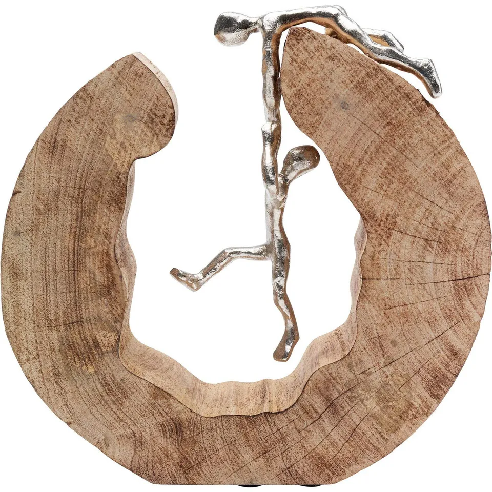 kare-design-kletterstamm-deko-figur-aus-massivholz-handgeschnitzt-unikat image 1