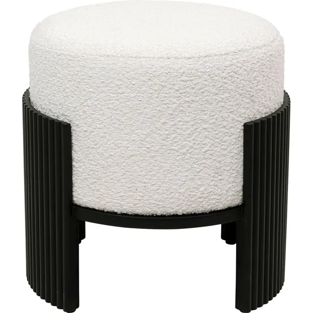 kare-design-samu-hocker-schwarz-wei-runder-sitzhocker-43-cm-sitzh-he-40-cm image 1