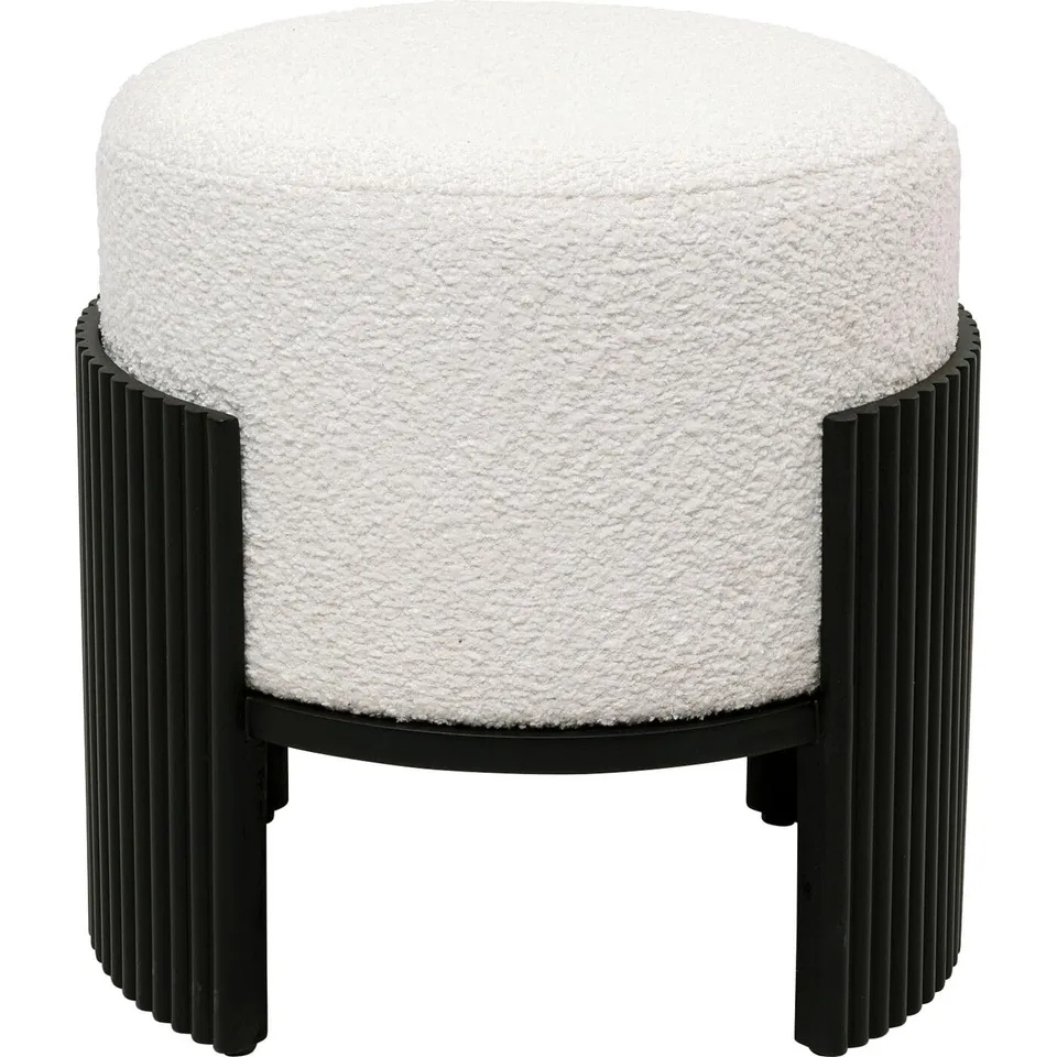 kare-design-samu-hocker-schwarz-wei-runder-sitzhocker-43-cm-sitzh-he-40-cm image 1